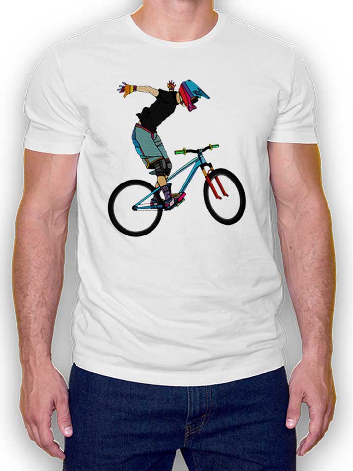 Freeride Bike T-Shirt weiss L
