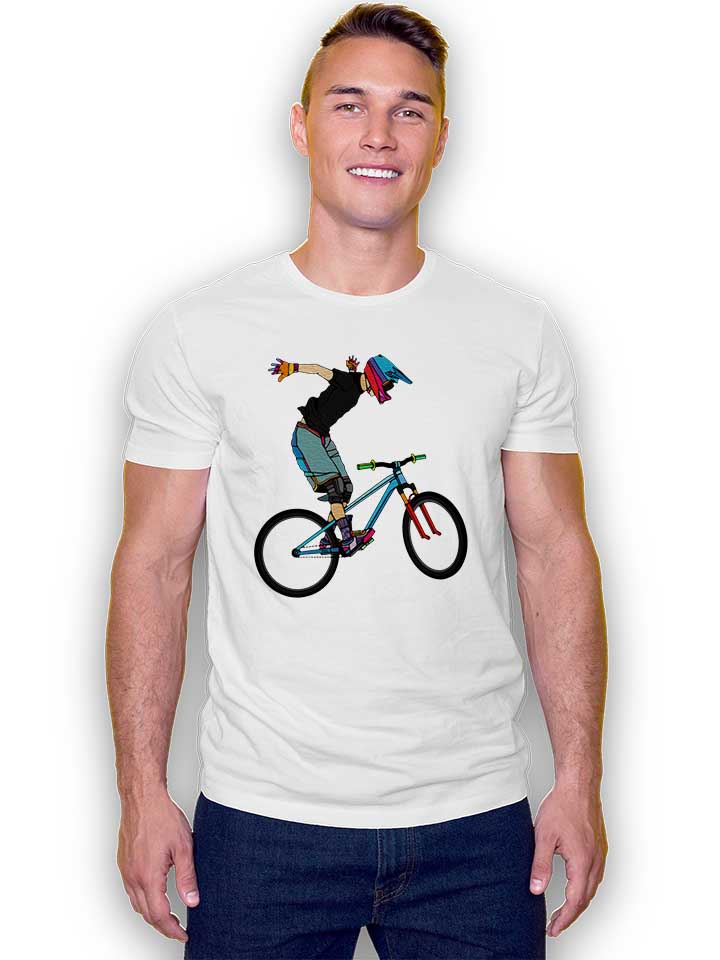 freeride-bike-t-shirt weiss 2