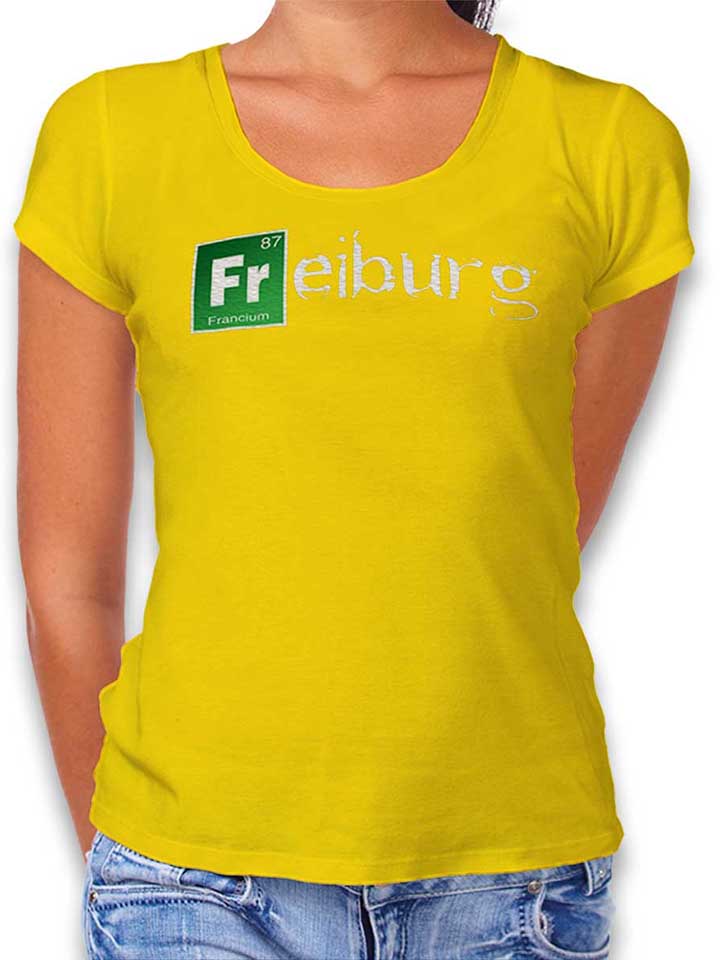 Freiburg Damen T-Shirt gelb L
