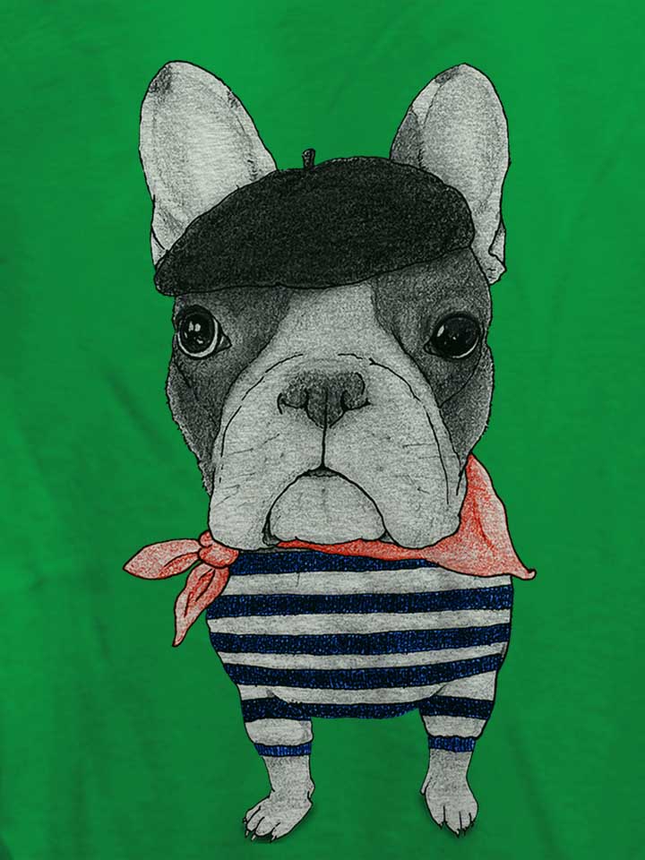 french-bulldog-damen-t-shirt gruen 4