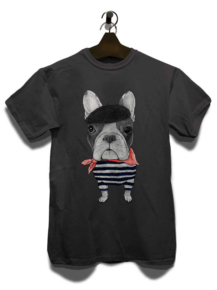 french-bulldog-t-shirt dunkelgrau 3