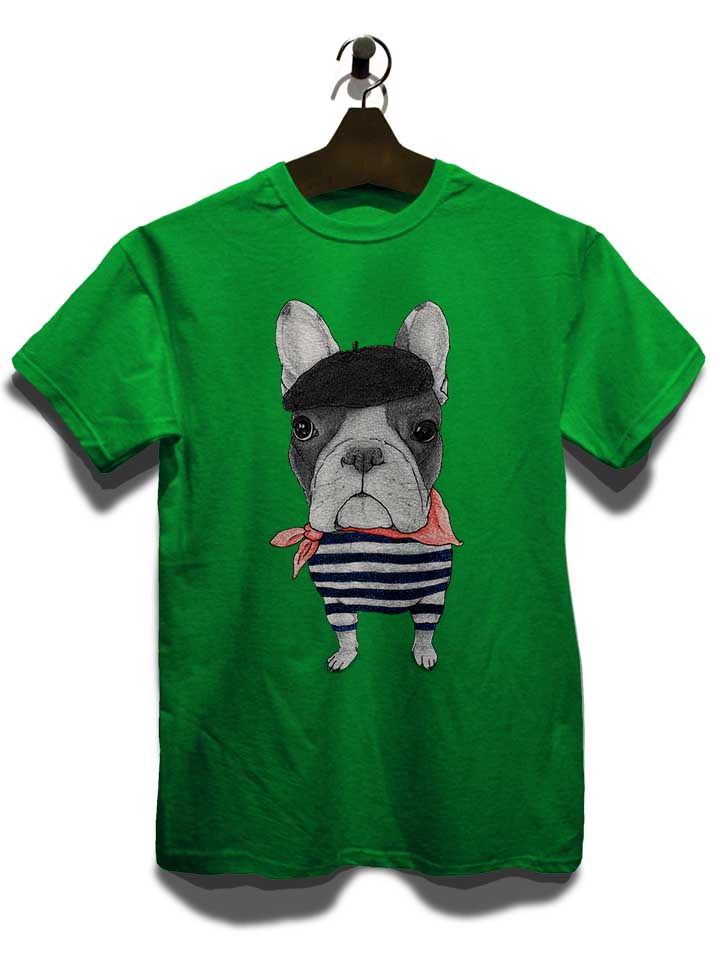 french-bulldog-t-shirt gruen 3