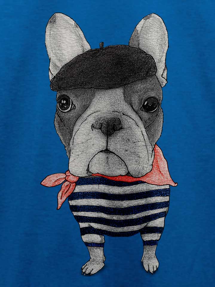 french-bulldog-t-shirt royal 4