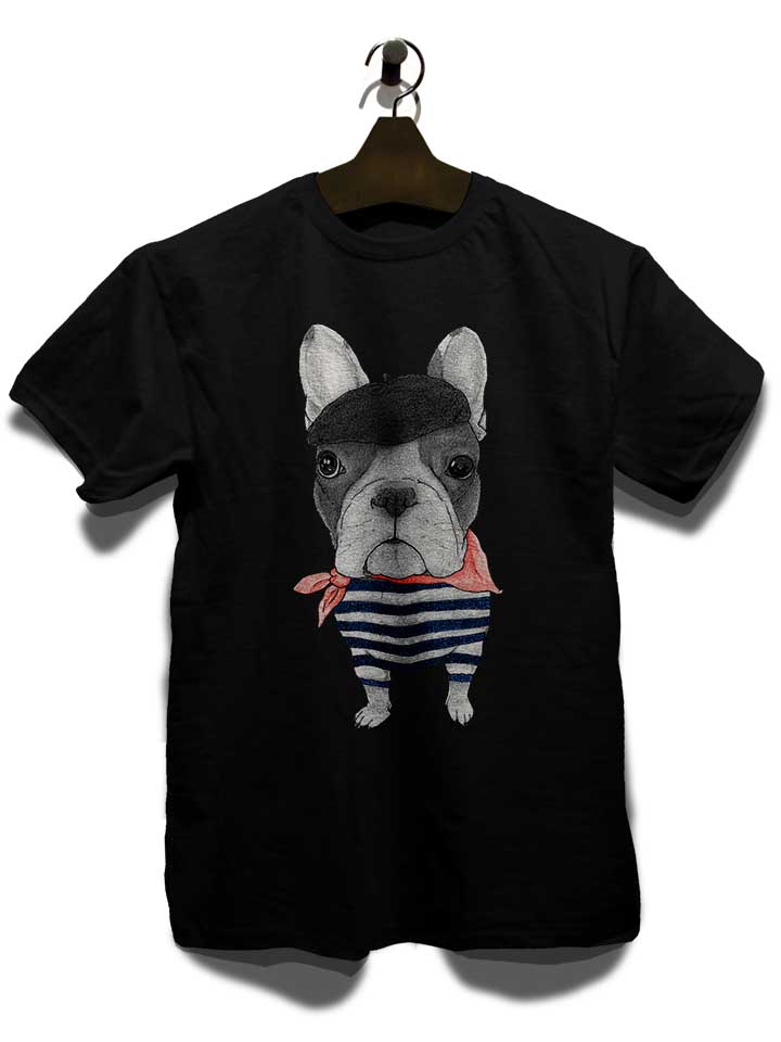 french-bulldog-t-shirt schwarz 3