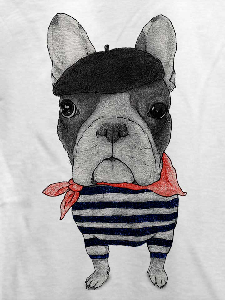 french-bulldog-t-shirt weiss 4