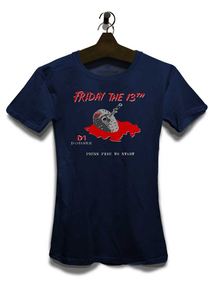 friday-the-13th-damen-t-shirt dunkelblau 3