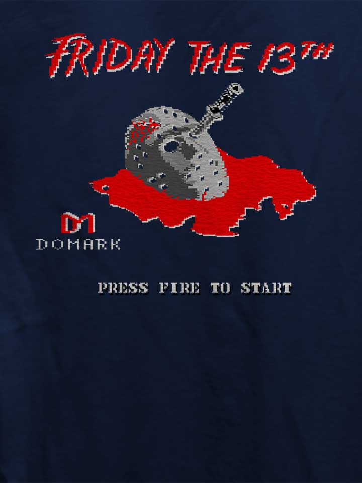 friday-the-13th-damen-t-shirt dunkelblau 4