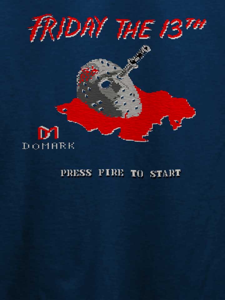 friday-the-13th-t-shirt dunkelblau 4
