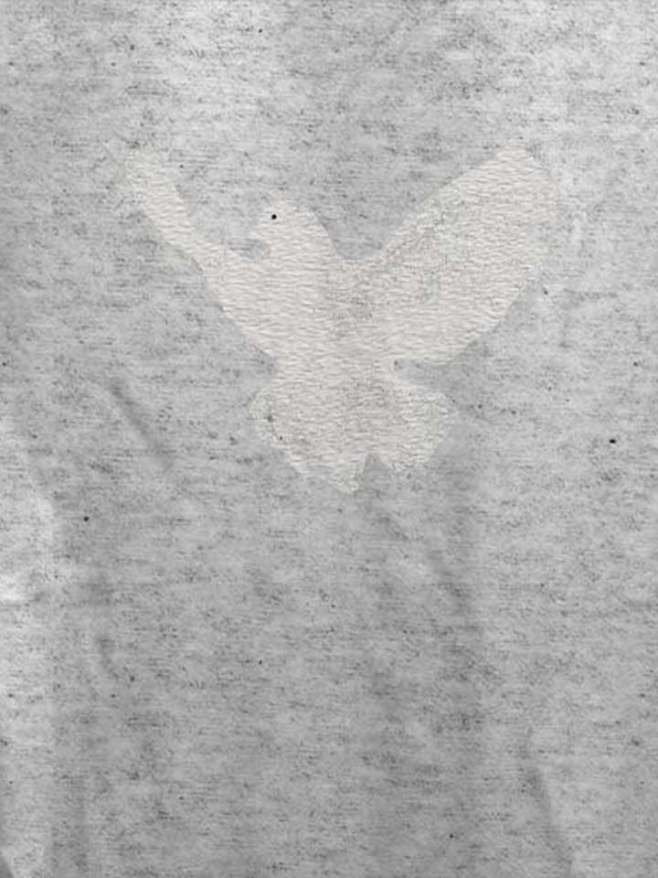 friedenstaube-vintage-damen-t-shirt grau-meliert 4