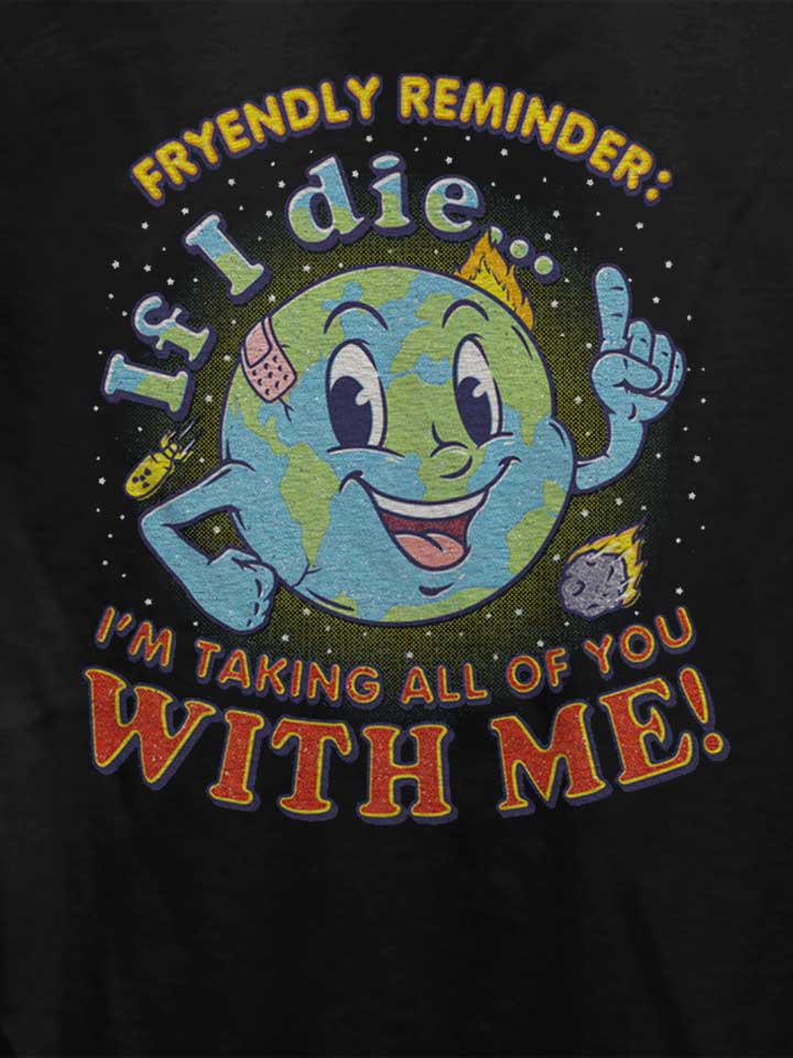 friendly-earth-reminder-damen-t-shirt schwarz 4