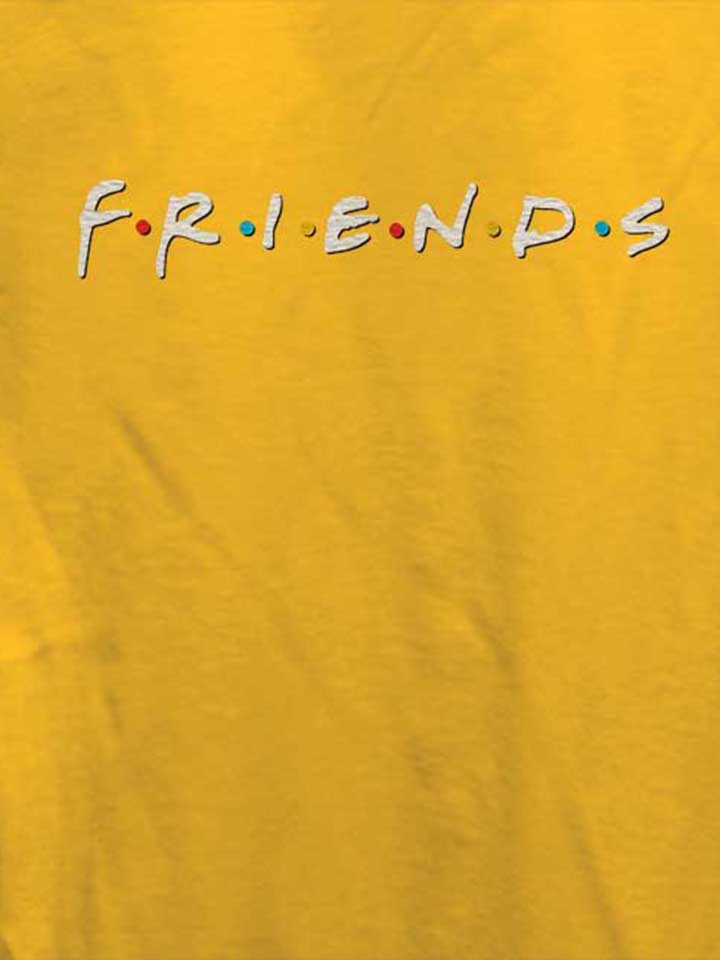 friends-logo-damen-t-shirt gelb 4