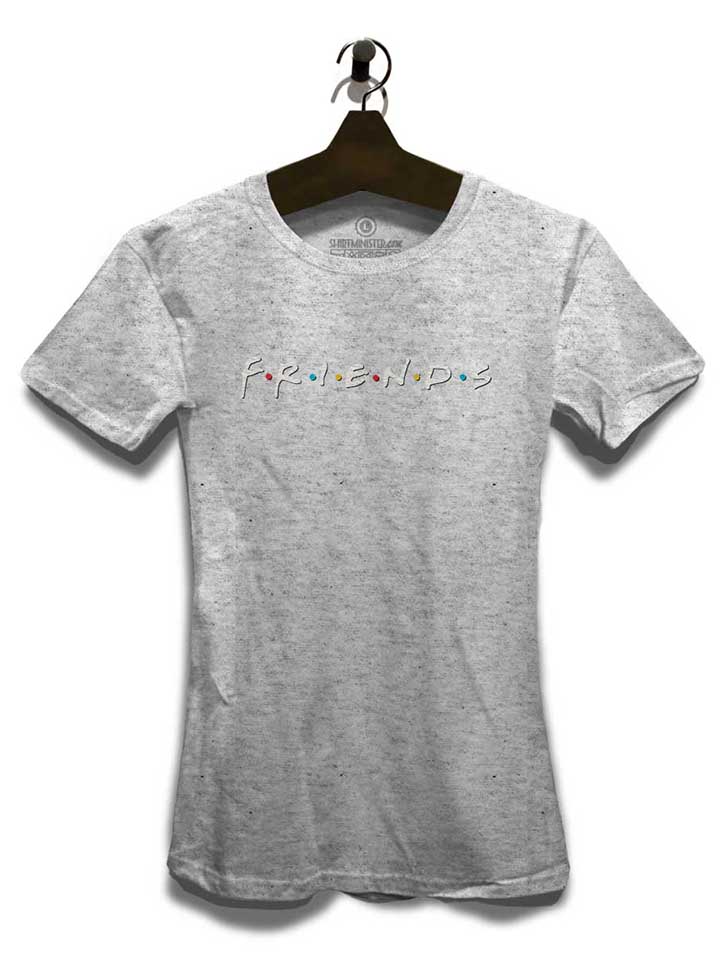friends-logo-damen-t-shirt grau-meliert 3