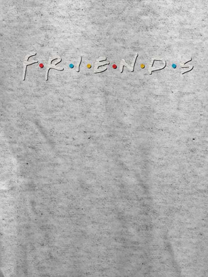 friends-logo-damen-t-shirt grau-meliert 4