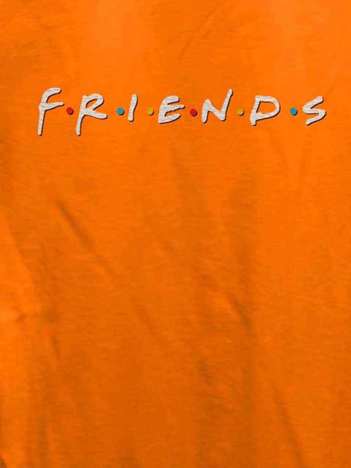 friends-logo-damen-t-shirt orange 4