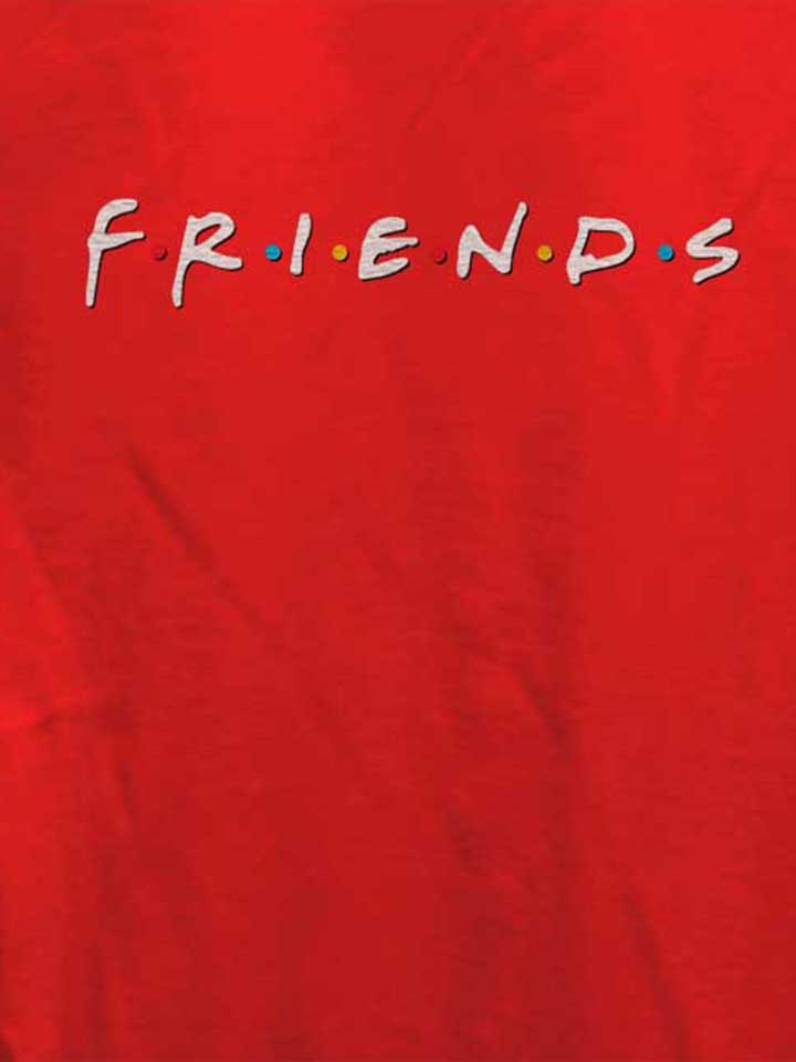 friends-logo-damen-t-shirt rot 4