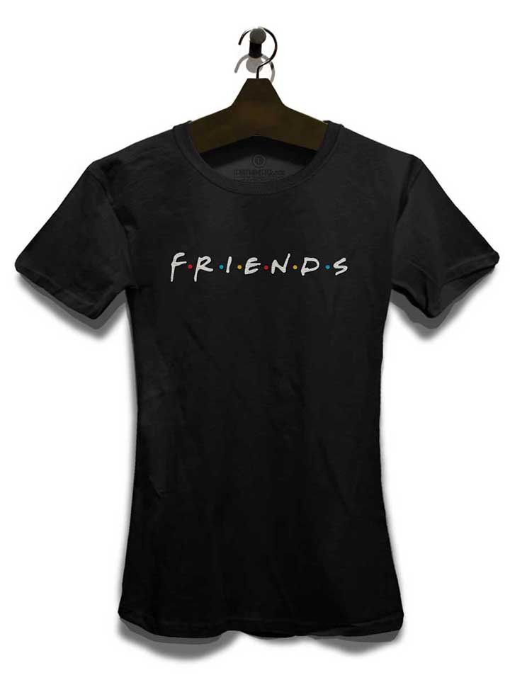 friends-logo-damen-t-shirt schwarz 3