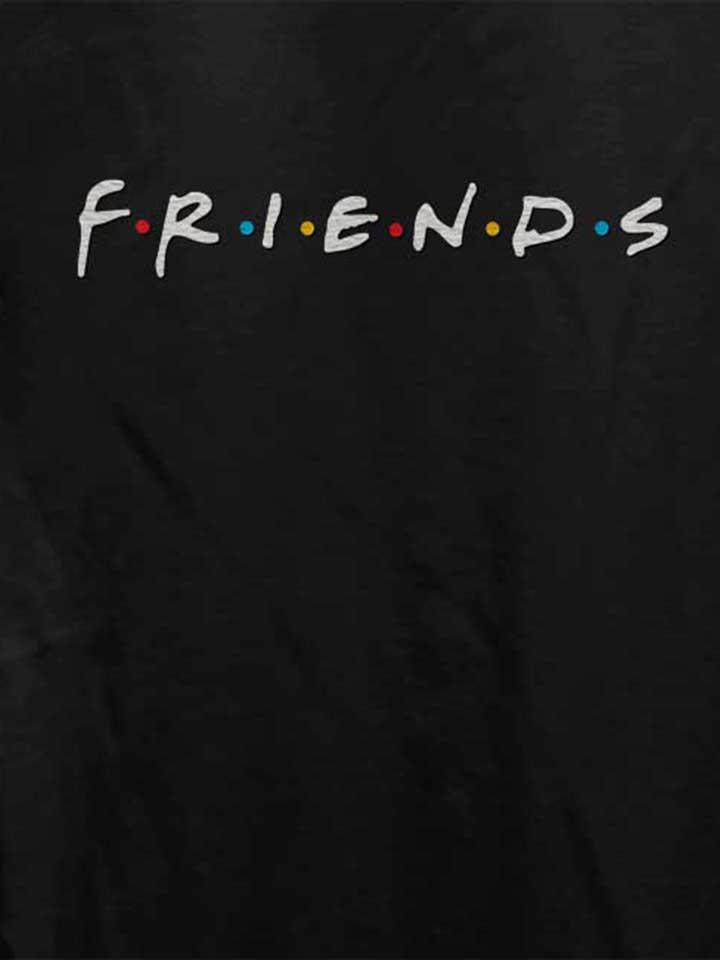 friends-logo-damen-t-shirt schwarz 4