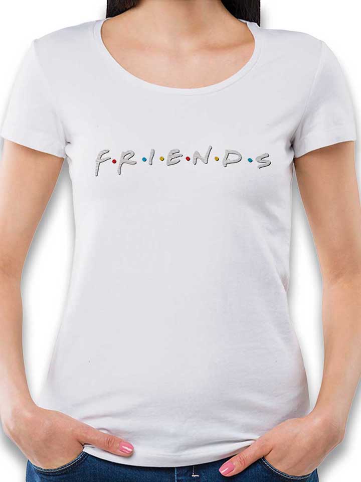 Friends Logo T-Shirt Femme blanc L