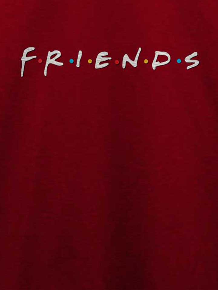 friends-logo-t-shirt bordeaux 4