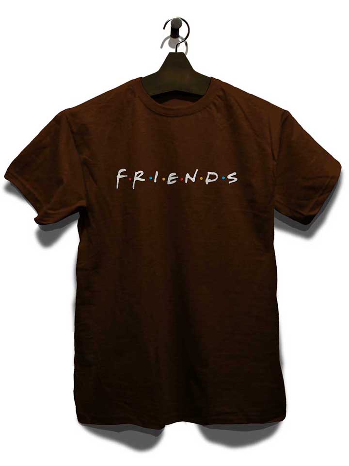 friends-logo-t-shirt braun 3