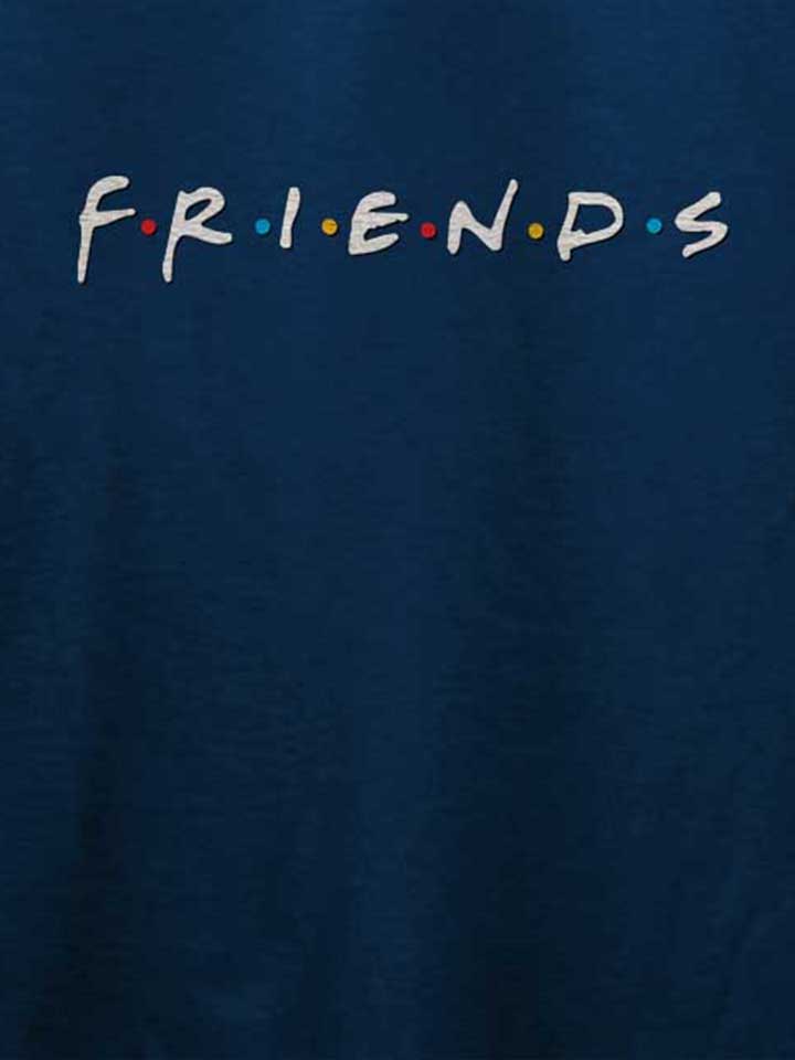 friends-logo-t-shirt dunkelblau 4