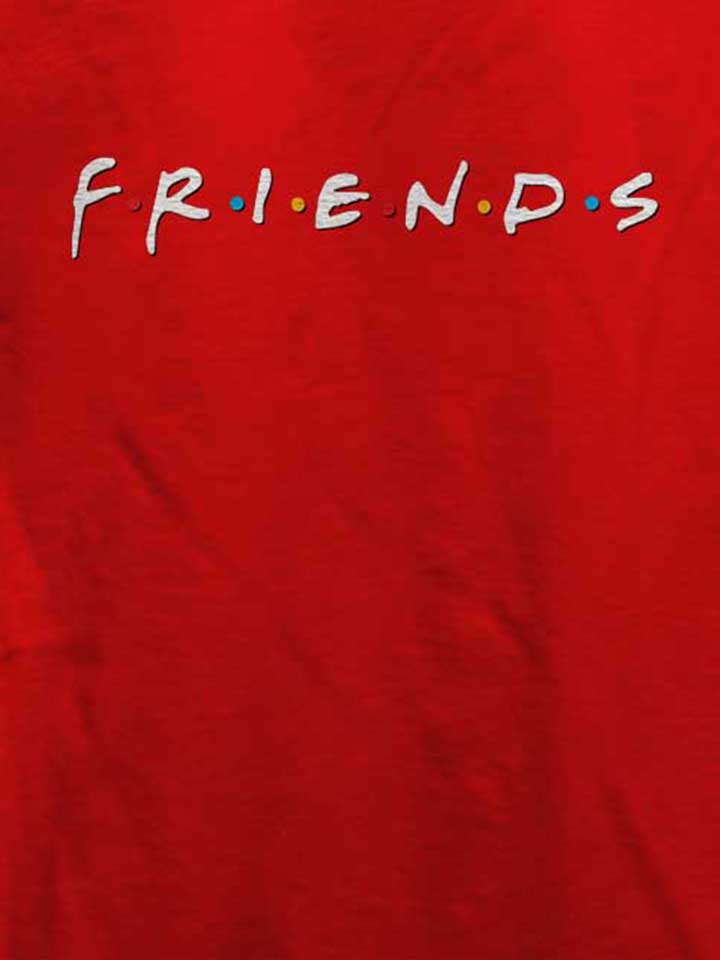 friends-logo-t-shirt rot 4