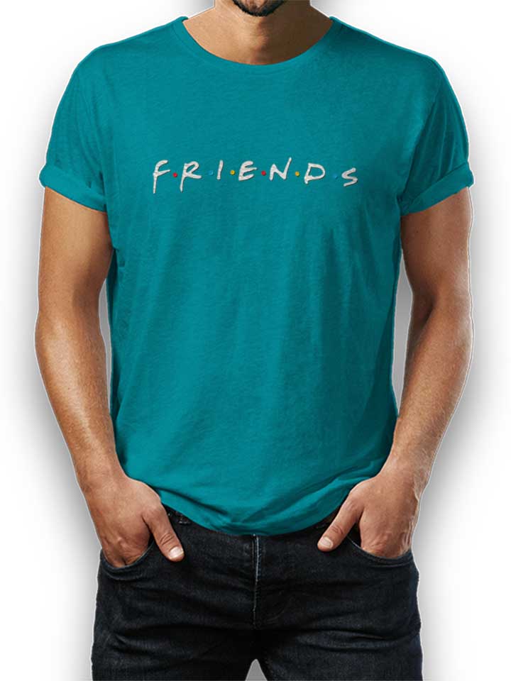 Friends Logo T-Shirt tuerkis L