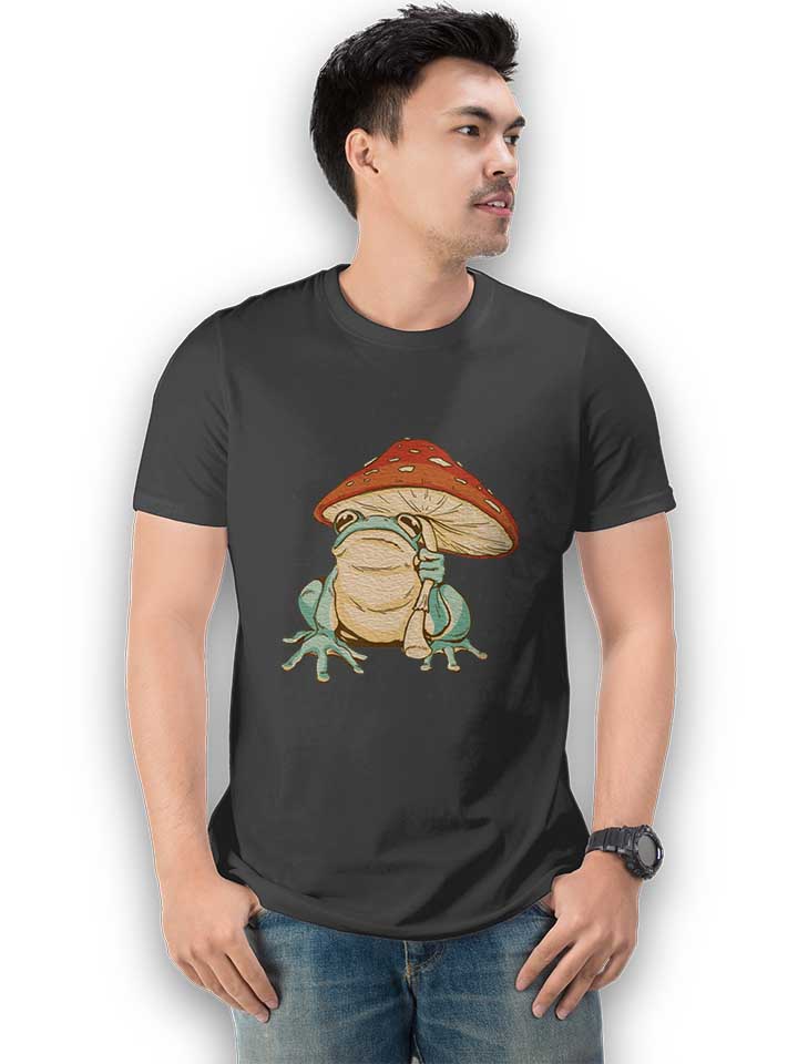 frog-with-mushroom-t-shirt dunkelgrau 2