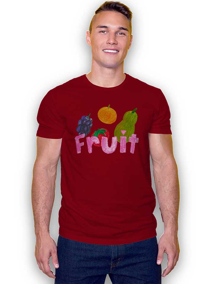 fruit-art-t-shirt bordeaux 2