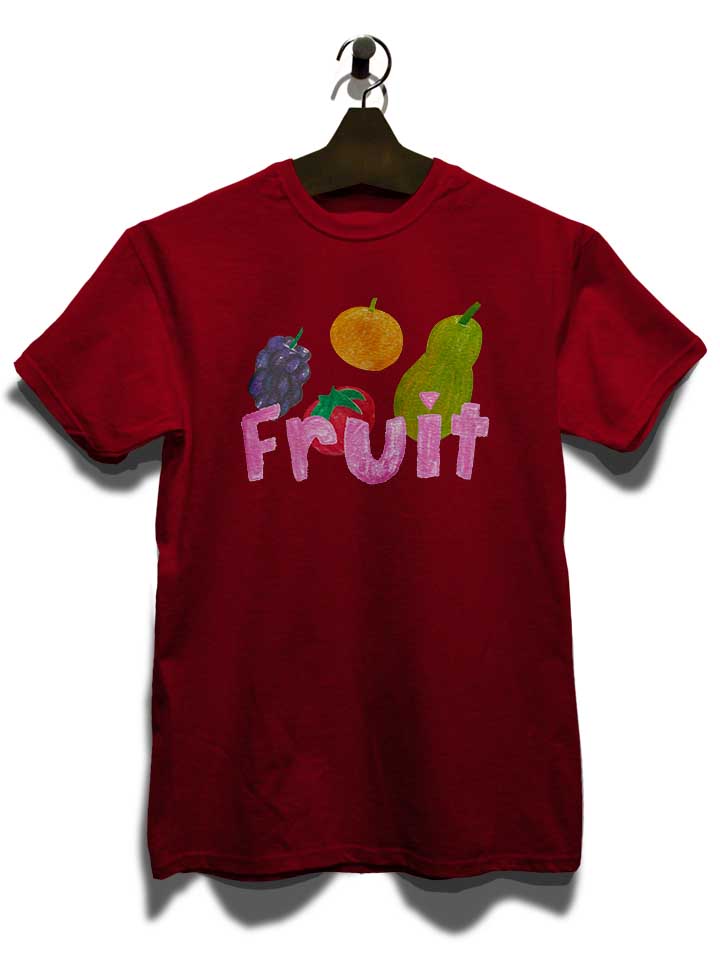 fruit-art-t-shirt bordeaux 3