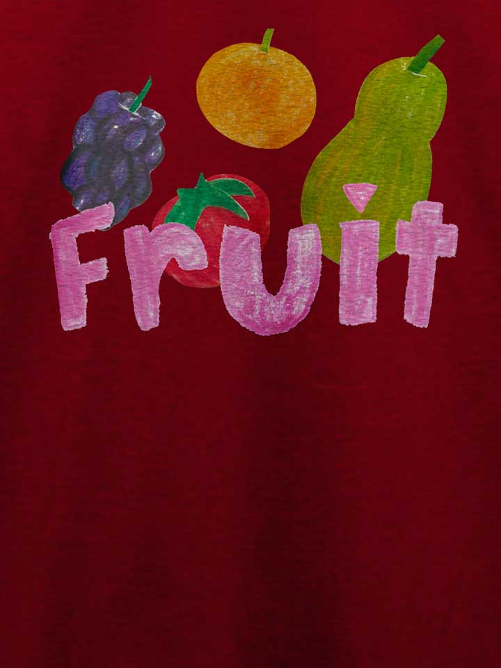 fruit-art-t-shirt bordeaux 4