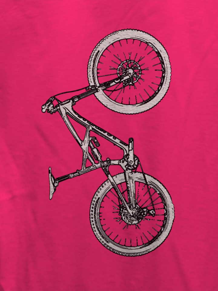 full-suspension-mountain-bike-damen-t-shirt fuchsia 4