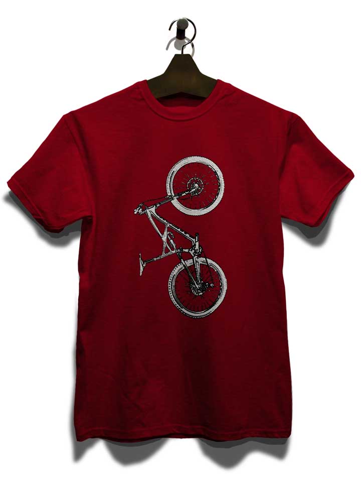full-suspension-mountain-bike-t-shirt bordeaux 3