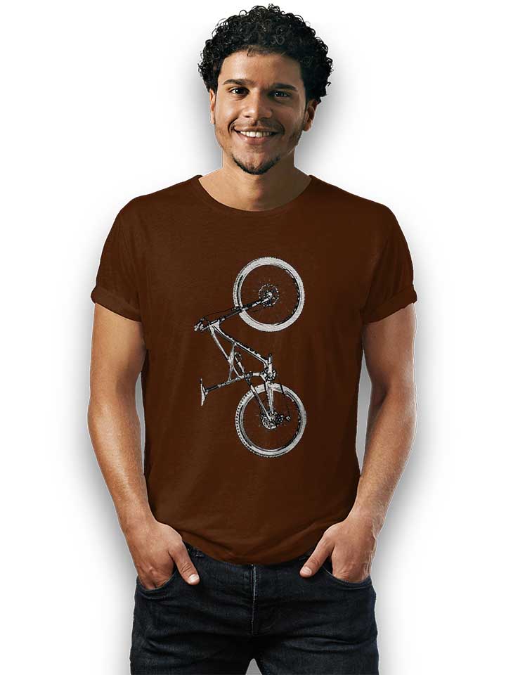 full-suspension-mountain-bike-t-shirt braun 2