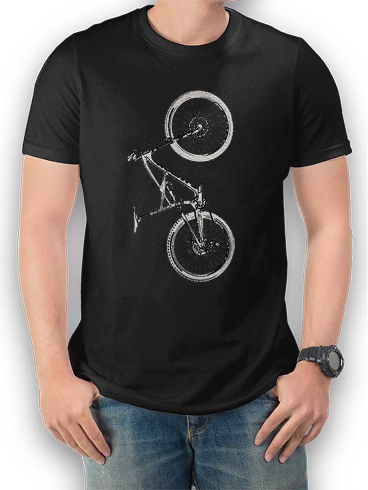 Full Suspension Mountain Bike Camiseta negro L