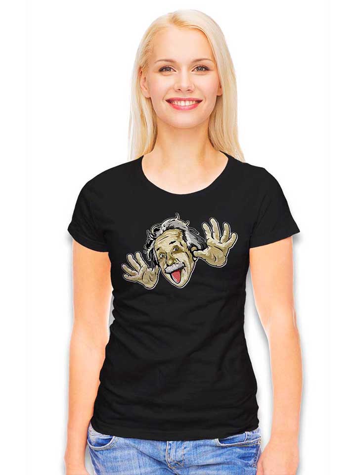 funny-albert-einstein-damen-t-shirt schwarz 2