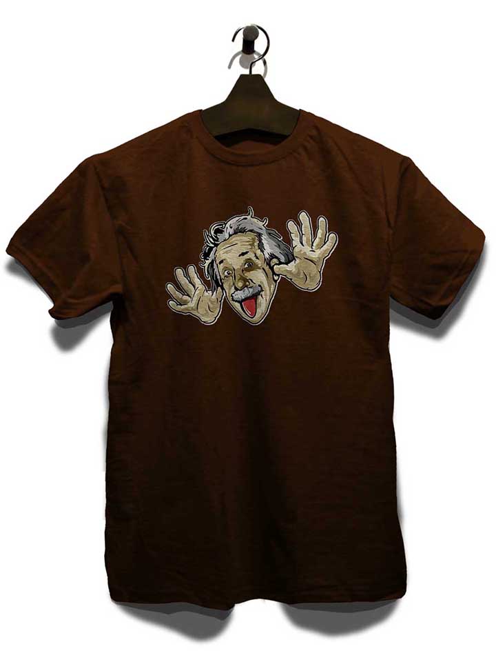 funny-albert-einstein-t-shirt braun 3