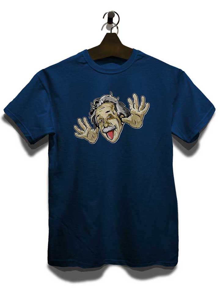 funny-albert-einstein-t-shirt dunkelblau 3