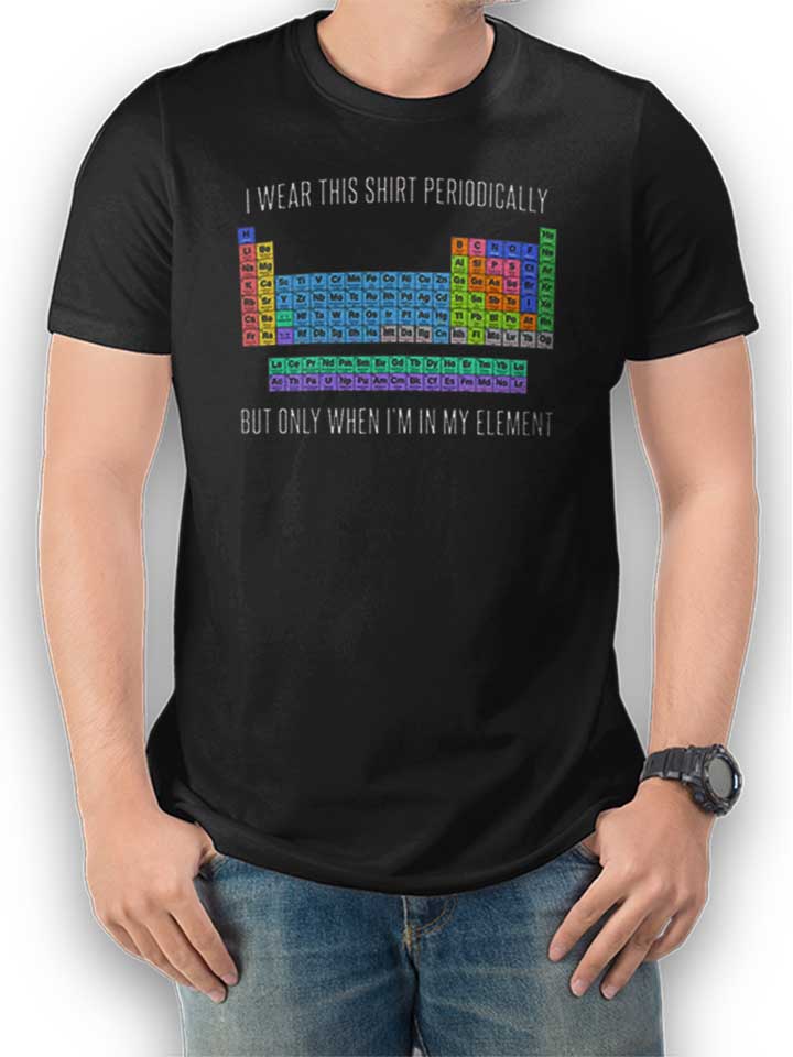 Funny Chemistry T-Shirt schwarz L