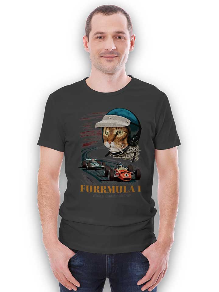 furrmula-1-cat-t-shirt dunkelgrau 2