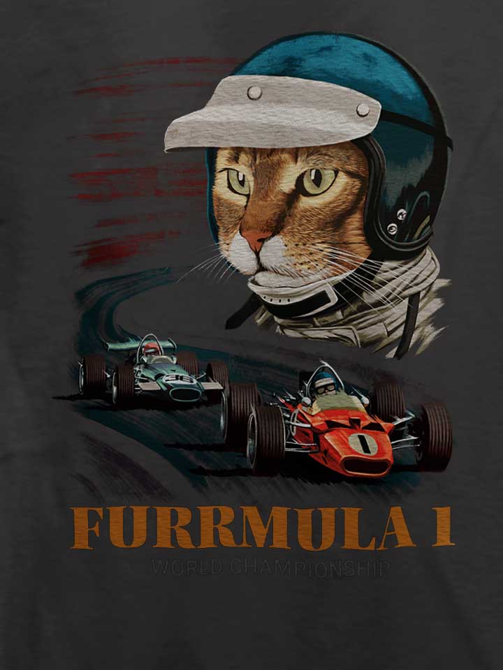 furrmula-1-cat-t-shirt dunkelgrau 4