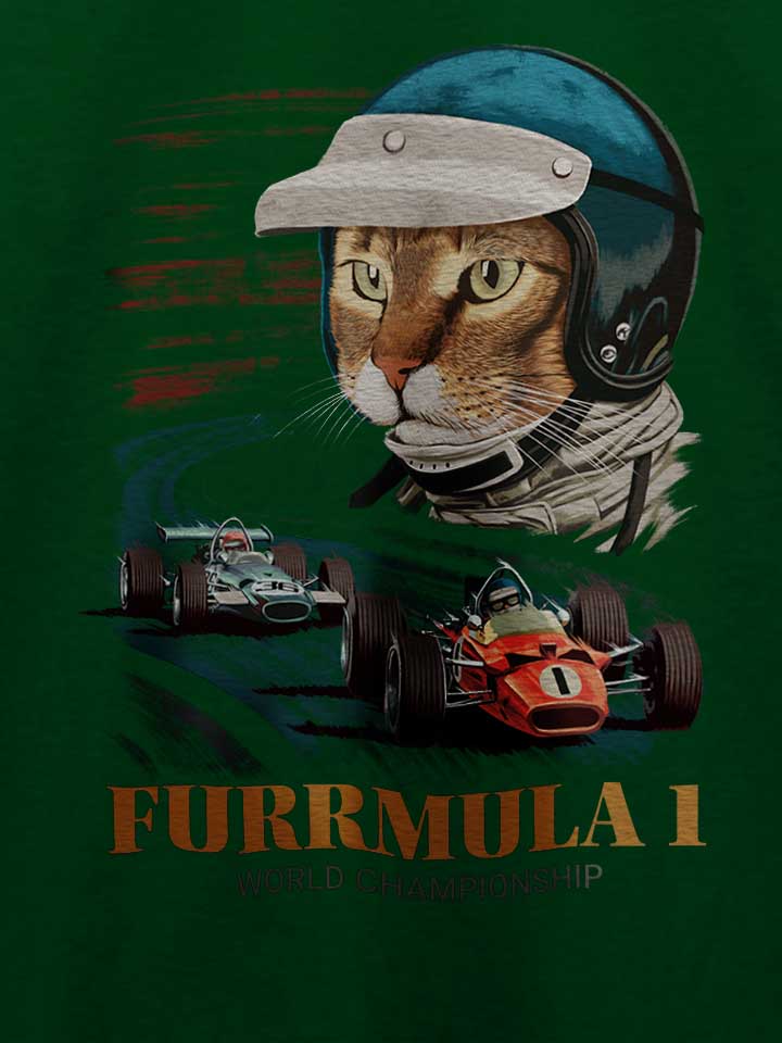 furrmula-1-cat-t-shirt dunkelgruen 4