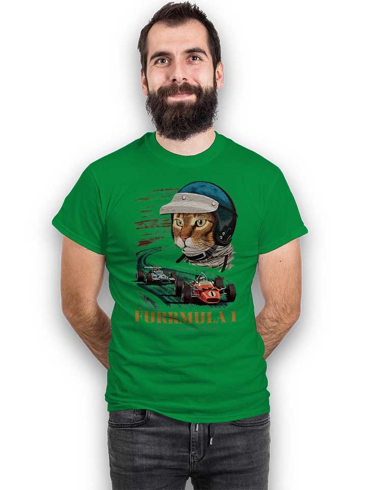 furrmula-1-cat-t-shirt gruen 2