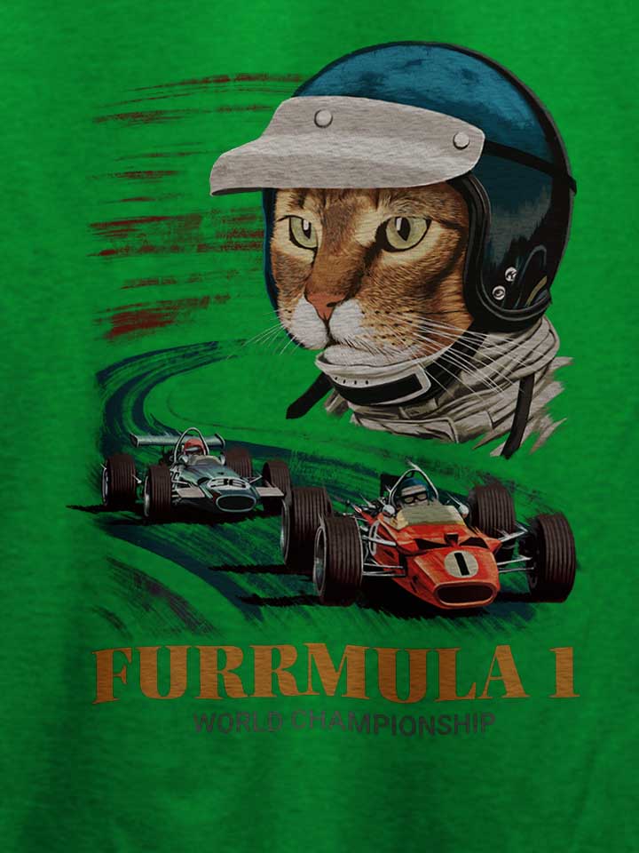 furrmula-1-cat-t-shirt gruen 4