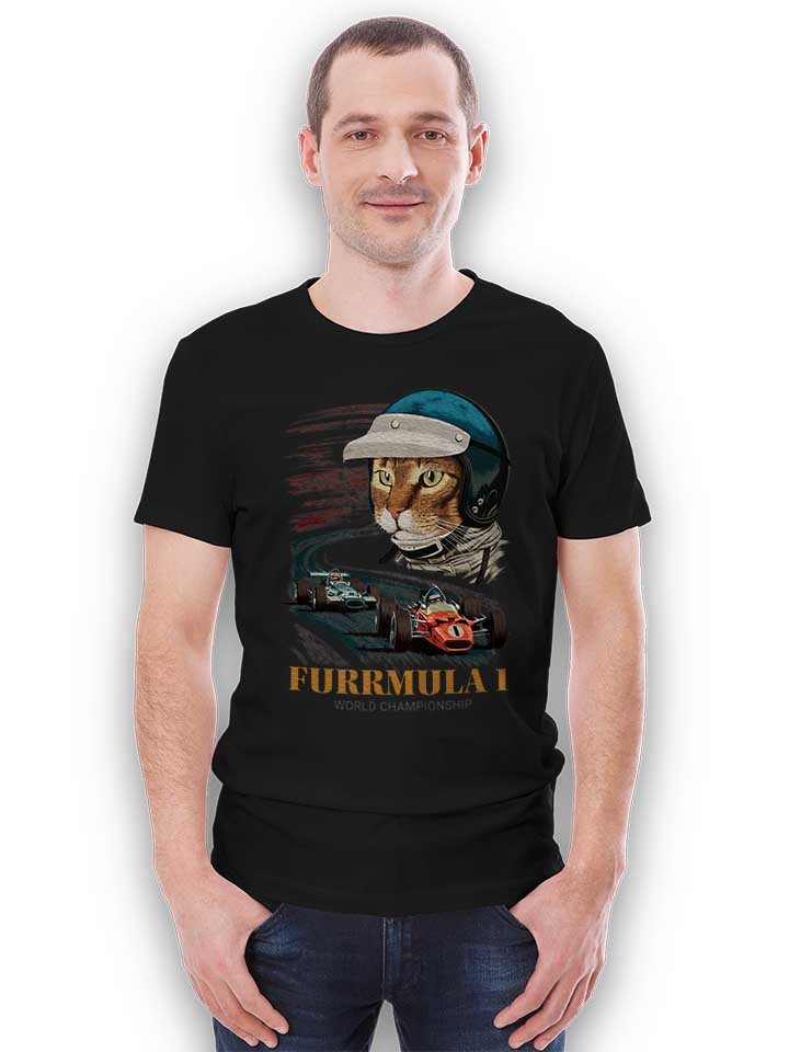furrmula-1-cat-t-shirt schwarz 2