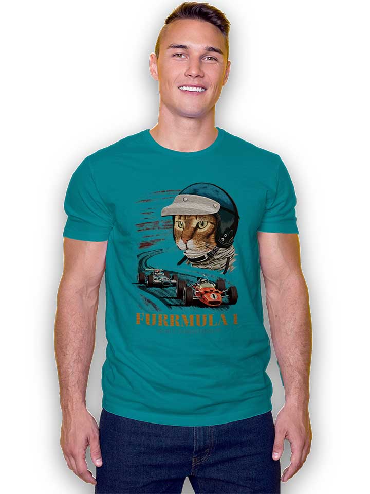 furrmula-1-cat-t-shirt tuerkis 2