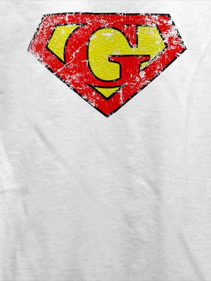 g-buchstabe-logo-vintage-t-shirt weiss 4