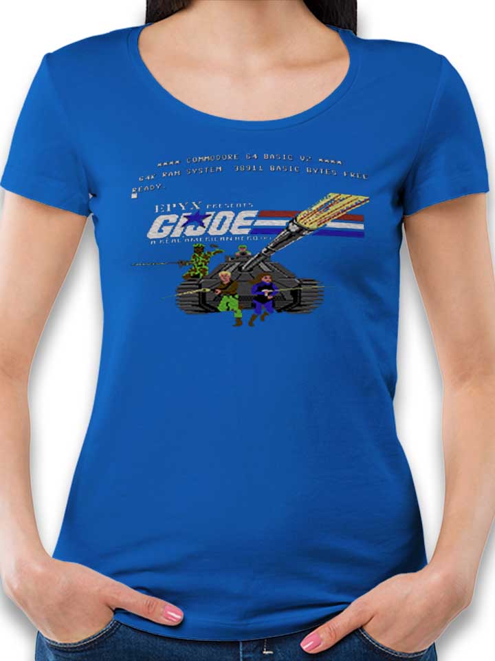 G I Joe Womens T-Shirt royal-blue L