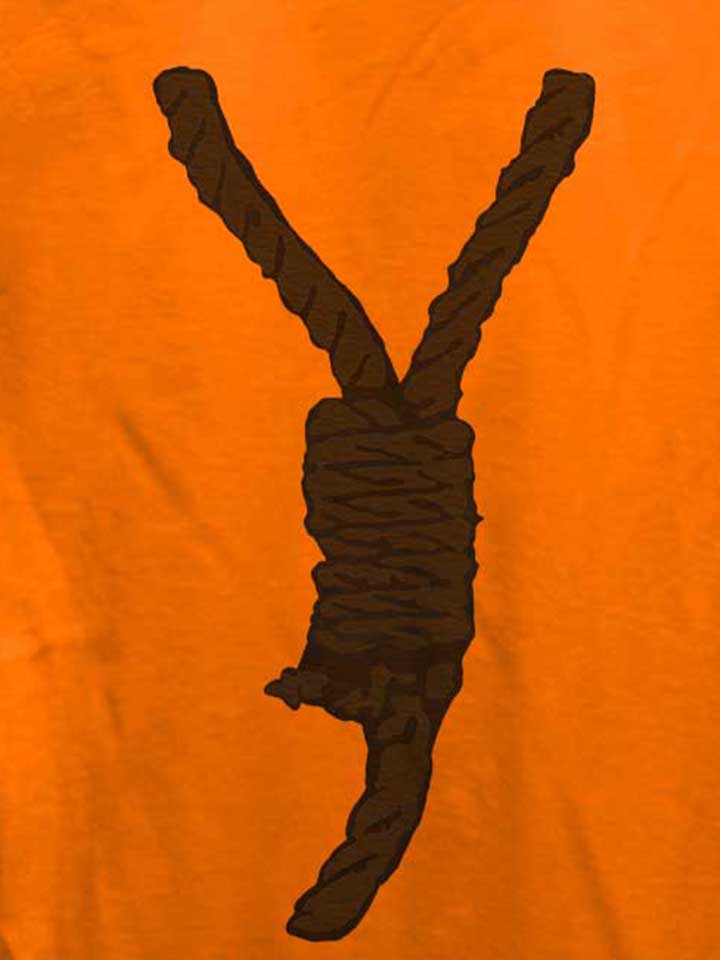 galgen-damen-t-shirt orange 4