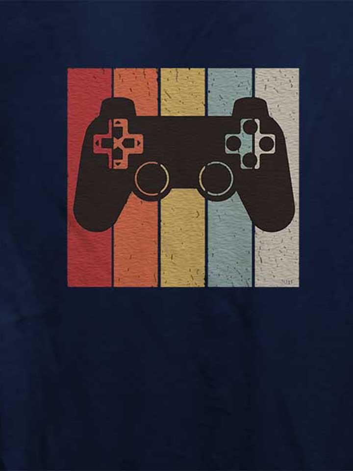 game-controller-damen-t-shirt dunkelblau 4